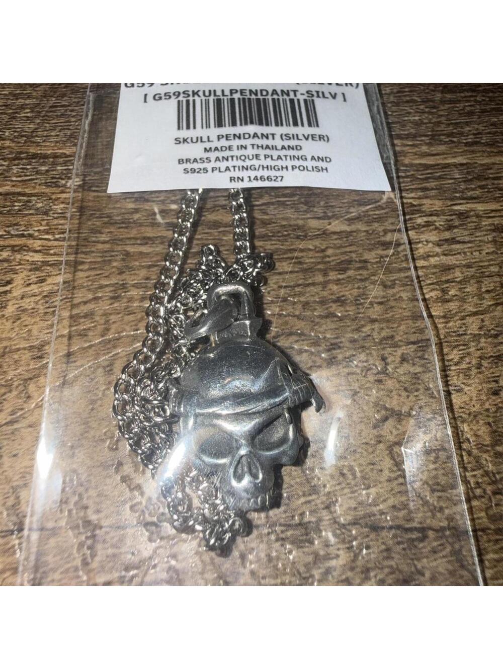 G59 Skull Pendant (Silver) G59 x $uicideboy$
